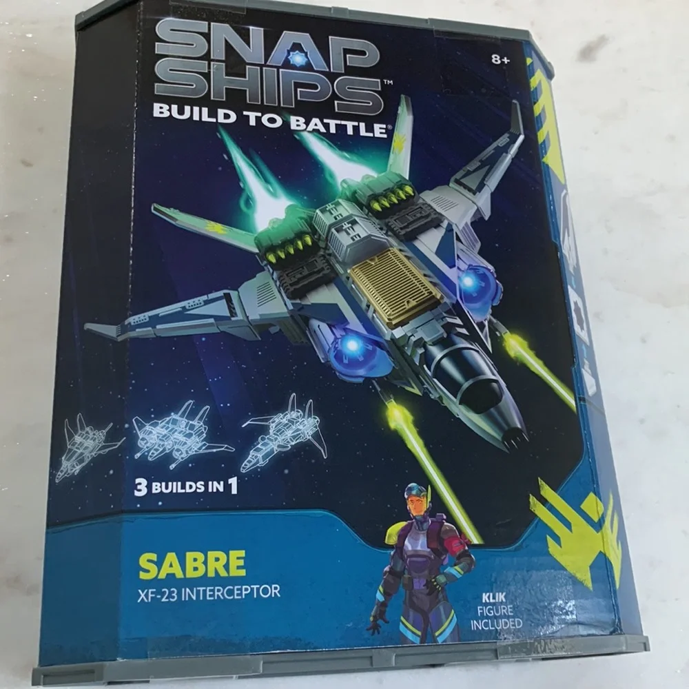 Snap Ships Build to Battle Sabre XF-23 Interceptor